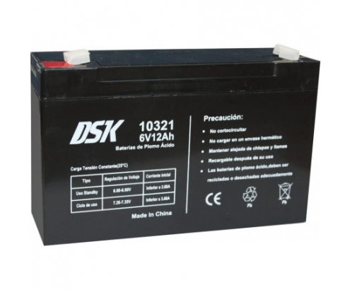 DSK 10320 baterÍ­a para sistema ups Sealed Lead Acid (VRLA) 6 V 7 Ah