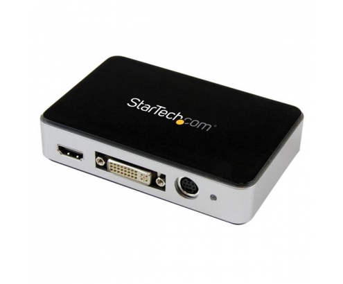 StarTech.com Capturadora de VÍ­deo USB 3.0 a HDMI, DVI, VGA y VÍ­deo p...