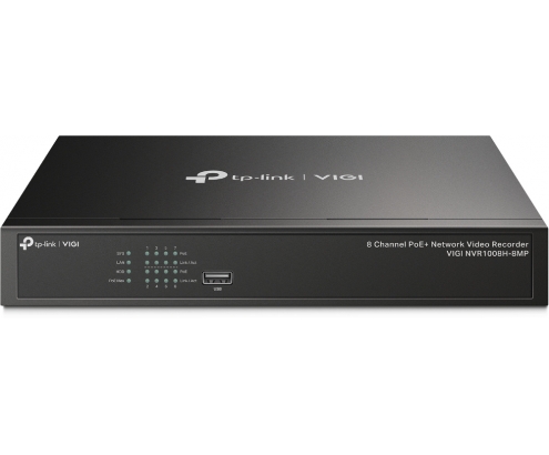 TP-Link VIGI NVR1008H-8MP Grabadore de vÍ­deo en red (NVR) Negro