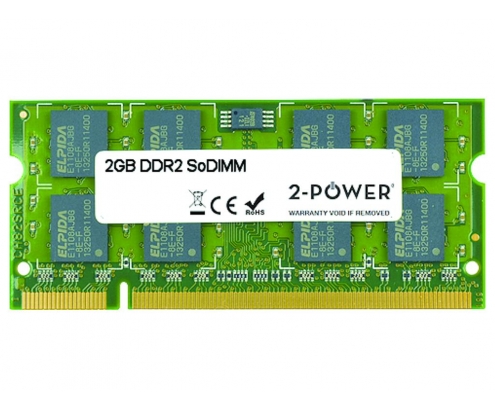 2-Power módulo de memoria 2 GB 1 x 2 GB DDR2 800 MHz