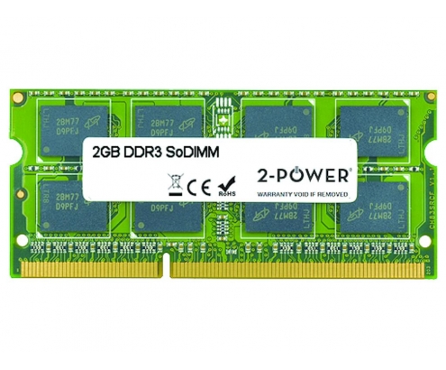 2-Power MEM0801A módulo de memoria 2 GB 1 x 2 GB DDR3L 1600 MHz