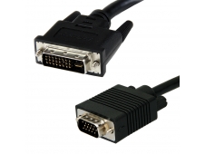 ADAPTADOR/CABLE 3GO DVI 24+5/M - VGA HDB15/M 2,0M NEGRO