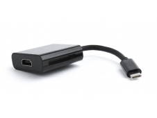 ADAPTADOR GEMBIRD USB 3.1 TIPO-C MACHO A HDMI HEMBRA NEGRO A-CM-HDMIF-...
