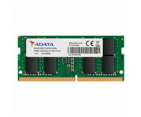 ADATA AD4S32008G22-SGN módulo de memoria 8 GB 1 x 8 GB DDR4 3200 MHz