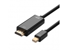 AISENS Adaptador de cable de vÍ­deo Mini DisplayPort/HDMI 3 m Negro