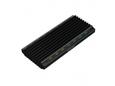 AISENS Caja Externa M.2 RGB Gaming ASM2-RGB012B SATA/NVMe A USB3.1 Gen...