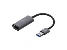 AISENS Conversor USB 3.0 A Ethernet Gigabit 10/100/1000 Mbps, Gris, 15...