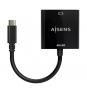 AISENS Conversor USB-C A HDMI 4K@30Hz, USB-C/M-HDMI/H, Negro, 15cm