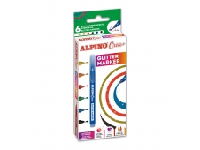 Alpino AR000178 marcador 6 pieza(s) Multicolor