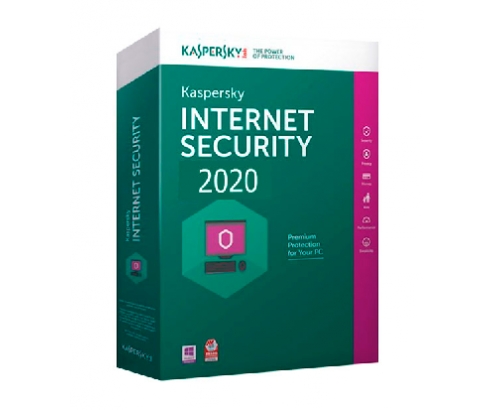 ANTIVIRUS INTERNET SECURITY KASPERSKY KIS 2020 1 DISPOSITIVO 1 AÑO KL1...