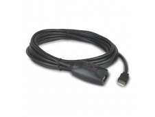 APC NetBotz Latching Repeater Cable USB A Macho-Hembra 5,00 m Negro