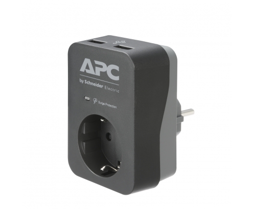 APC PME1WU2B-GR limitador de tensión Negro, Gris 1 salidas AC 230 V