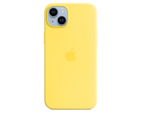 Apple Funda de silicona con MagSafe para el iPhone 14 Plus - Amarillo ...