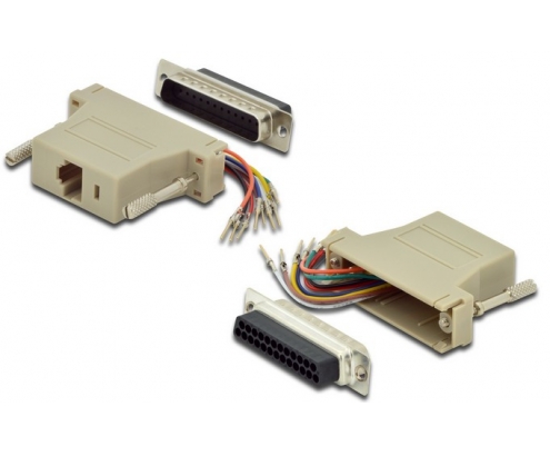 ASSMANN Electronic AK-610518-000-I cable gender changer RJ45 25-pin D-...