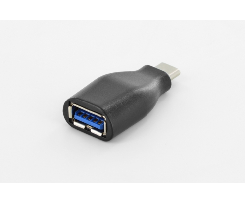 ASSMANN Electronic cable gender changer USB C, USB A Negro