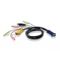 Aten Cable KVM USB con audio y SPHD 3 en 1 de 3 m