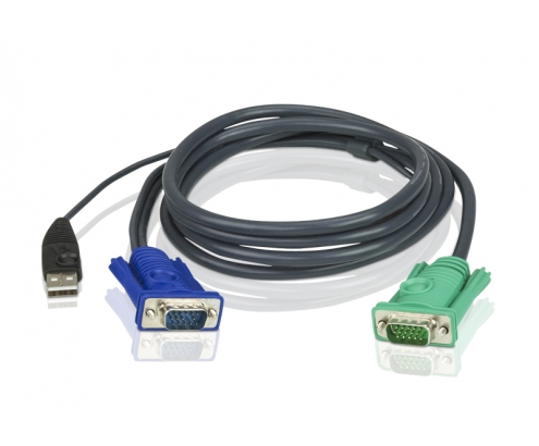 ATEN Cable KVM USB con SPHD 3 en 1 de 1,2 m