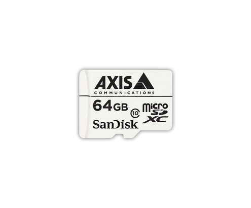 AXIS memoria flash 64 GB MicroSDHC Clase 10 Blanco