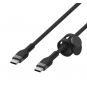 Belkin BOOSTâ†‘CHARGE PRO Flex cable USB 1 m USB 2.0 USB C Negro