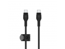 Belkin BOOSTâ†‘CHARGE PRO Flex cable USB 1 m USB 2.0 USB C Negro