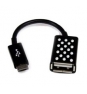 Belkin M/F cable USB 2.0 Micro-USB A Negro