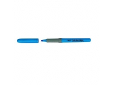 BIC Brite Liner Grip marcador 12 pieza(s) Punta de cincel Azul