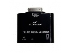 Bluestork cable gender changer Samsung 30-pin USB 2.0/SD Card Negro
