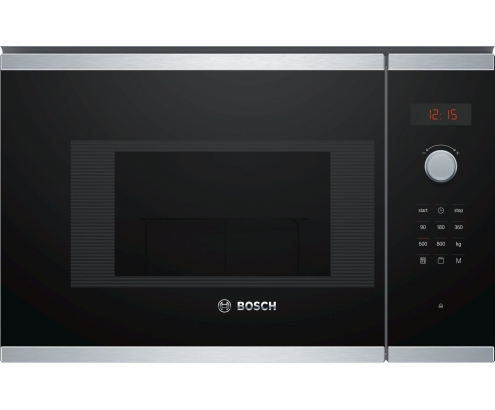 Bosch BEL523MS0 microondas Integrado 20 L 800 W Negro, Acero inoxidabl...