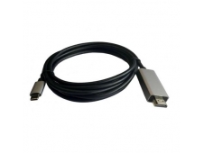 CABLE 3GO HDMI MACHO A USB TIPO-C COMPATIBLE 4K @60FPS 2M NEGRO C137