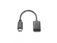 CABLE AISENS OTG USB(A) H A USB TIPO C M 2.0 NEGRO A107-0059