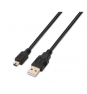 CABLE AISENS USB 2.0 TIPO-A MACHO A MINI USB MACHO 0-5M NEGRO A101-0023
