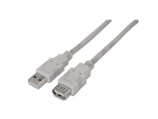 CABLE ALARGADOR USB AISENS MACHO A HEMBRA 3M BLANCO A101-0014
