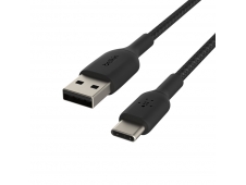 Cable Belkin USB A macho/USB C macho 2 m Negro