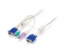 CABLE DATA LEVEL ONE KVM 1.80MT BLANCO ACC-2101