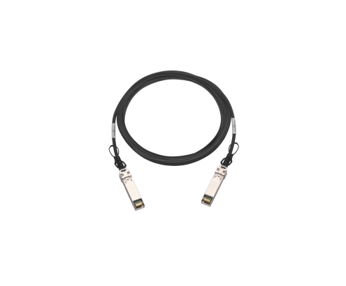 Cable de fibra optica qnap SFP+ macho a macho 3m negro CAB-DAC30M-SFPP