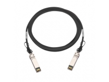 Cable de fibra optica qnap SFP+ macho a macho 3m negro CAB-DAC30M-SFPP