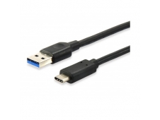 CABLE EQUIP USB-C MACHO A USB-A VERSION USB 3.0 MACHO 0.25M NEGRO 1283...