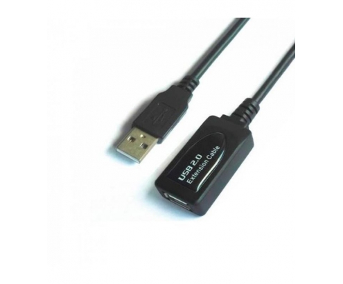 CABLE EXTENSOR AISENS USB(A)2.0 A USB(A) 2.0 15M NEGRO A101-0020
