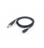Cable gembird usb tipo-a macho a micro usb-b lightning macho 1m negro CC-USB2-AMLM-1M