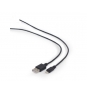 Cable gembird usb tipo-a macho a micro usb-b lightning macho 1m negro CC-USB2-AMLM-1M