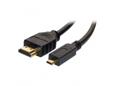 CABLE HDMI NANO CABLE HDMI A/M - MICRO HDMI D/M V1.4 1,8M ALTA VELOCID...