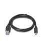 CABLE USB(A) 3.1 M A USB TIPO C 3.1 M AISENS 1M NEGRO A107-0060