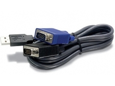 CABLE USB A M A 2 VGA M 2.8MT TRENDNET NEGRO TK-CU10
