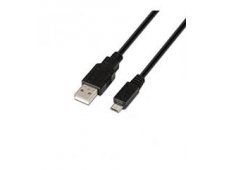 CABLE USB(A) M A MINI USB(B) 2.0 M 1MT AISENS NEGRO A101-0025