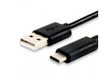 CABLE USB A M A USB C M 1MT EQUIP NEGRO 12888107