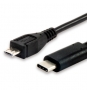 CABLE USB C M A MICRO USB B M 1MT EQUIP 12888407