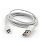 CABLE USB CONNECTION USB2.0 A/M - MICROUSB2.0 B/M 1,8M BLANCO