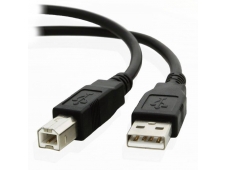 CABLE USB NANO CABLE USB2.0 A/M - USB2.0 B/M 1.0M NEGRO IMPRESORA 10.0...