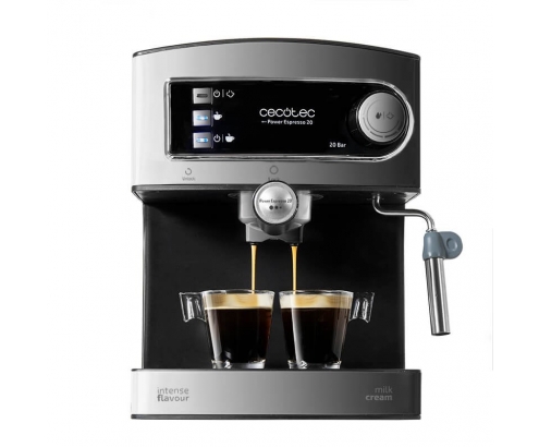 Cafetera expreso cecotec power espresso 20 bar 850w 1.5l plata POWER E...