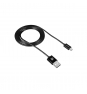 Canyon Cable de conector Lightning/USB A 1 m Negro